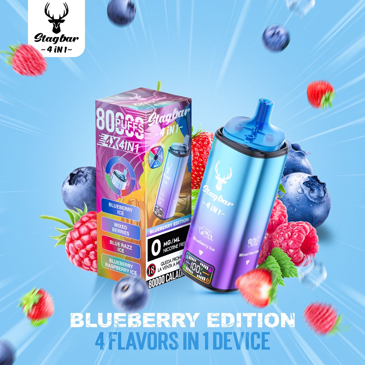 Stagbar 80K Blueberry edition