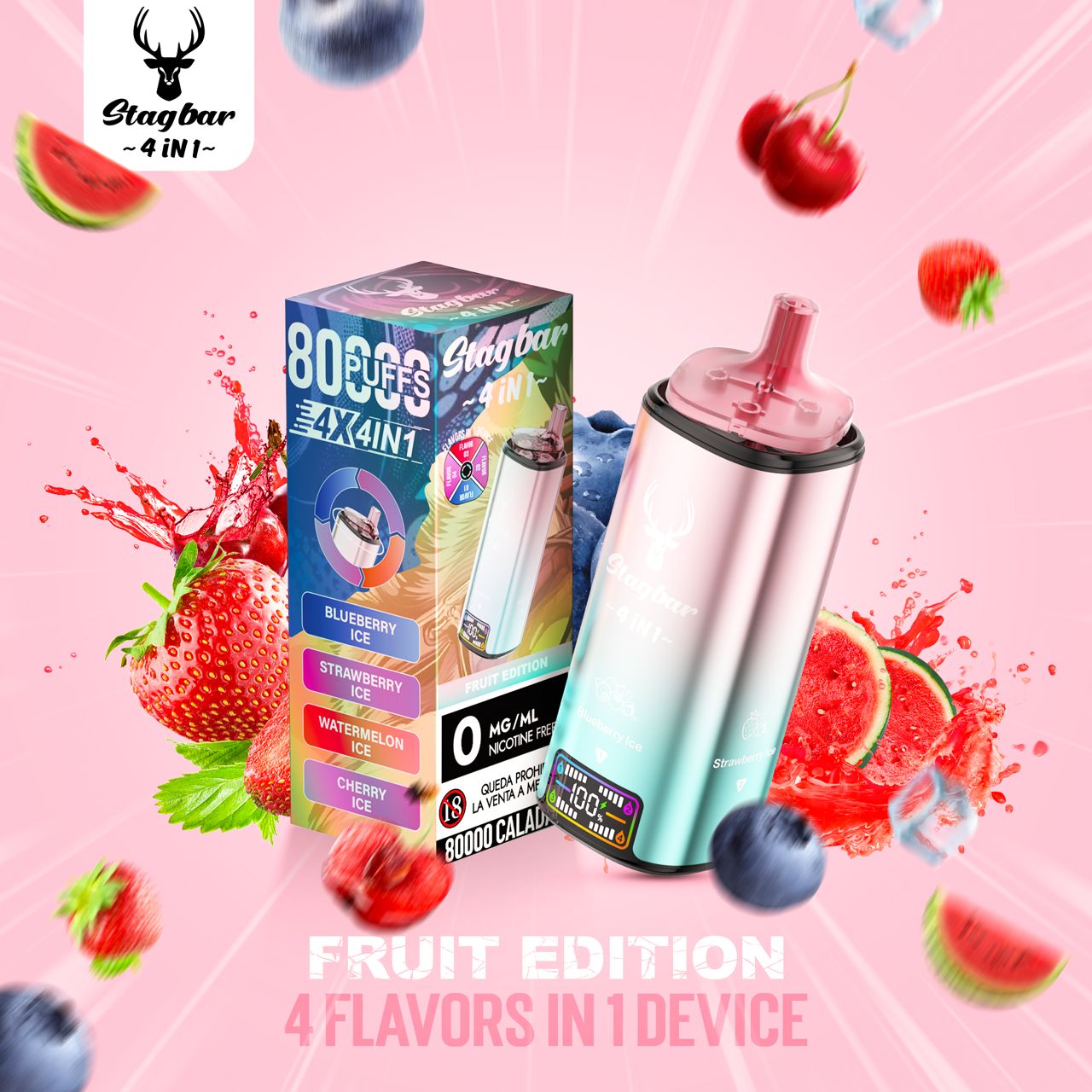 Stagbar 80K Fruit edition 1 Stagbar 80K Fruit edition